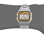 Casio Vintage A158WEA-9CF Casual Classic Digital Gold Bracelet Watch