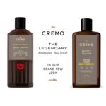 Cremo Rich-Lathering Vintage Suede Body Wash for Men, A Vintage Suede with Notes of White Moss and Rich Amber, 16 Fl Oz (Packaging May Vary)