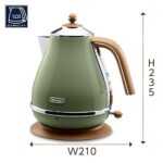 Delonghi Electric kettle (1.0L)?ICONA Vintage Collection? KBOV1200J-GR (Olive green)?Japan Domestic genuine products?